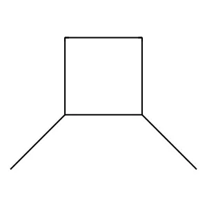 1,2-Dimethylcyclobutane structure