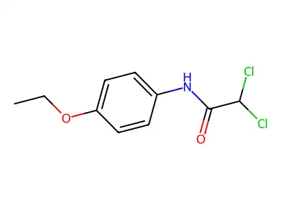 2,2-dichloro-N-(4-ethoxyphenyl)acetamide structure