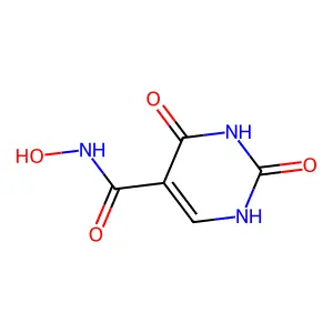 n-Hydroxy-2,4-dioxo-1,2,3,4-tetrahydropyrimidine-5-carboxamide structure