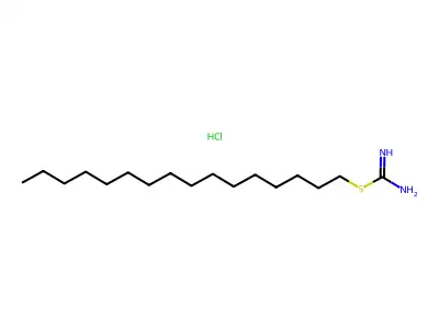 Pseudourea, 2-hexadecyl-2-thio-, hydrochloride structure