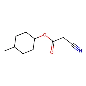 (4-Methylcyclohexyl) 2-cyanoacetate structure