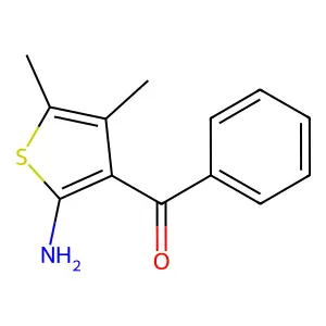 (2-Amino-4,5-dimethylthiophen-3-yl)(phenyl)methanone structure