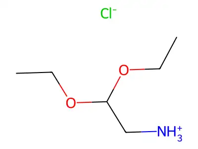 2,2-Diethoxyethylazanium chloride structure