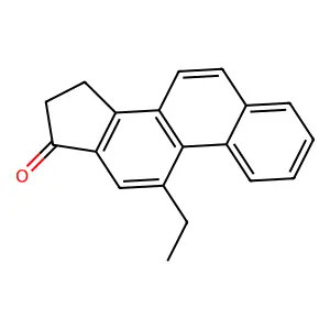 Cyclopenta(a)phenanthren-17-one, 15,16-dihydro-11-ethyl- structure