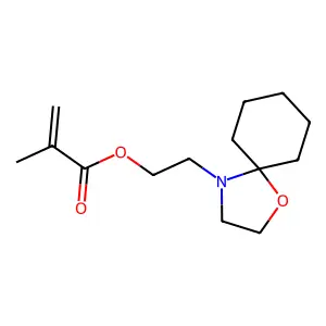 3-(2-(Methacryloxy)ethyl-2,2-spirocyclohexyloxazolidine structure