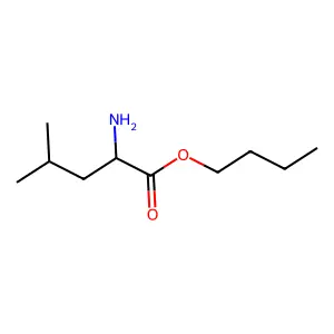 Butyl 2-amino-4-methyl-pentanoate structure