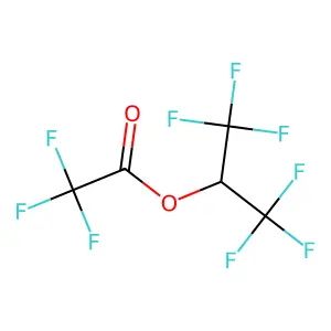 Hexafluoroisopropyl trifluoroacetate structure