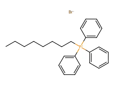 Octyltriphenylphosphonium bromide structure