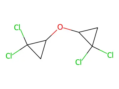 1,1'-Oxybis(2,2-dichlorocyclopropane) structure