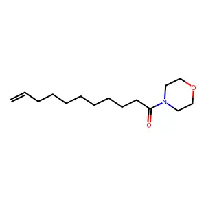 N-10-Undecenoylmorpholine structure