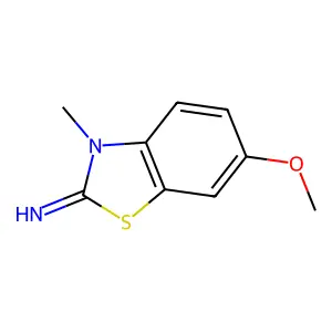 6-Methoxy-3-methyl-1,3-benzothiazol-2-imine structure
