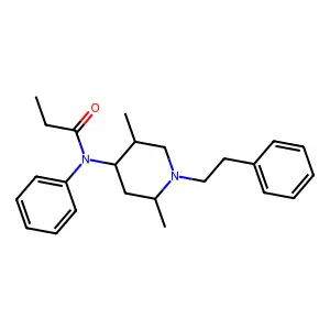 N-(2,5-Dimethyl-1-(2-phenylethyl)-4-piperidinyl)-N-phenylpropanamide structure