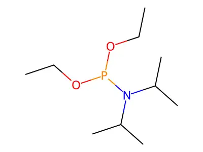 Diethyl N,N-Diisopropylphosphoramidite structure