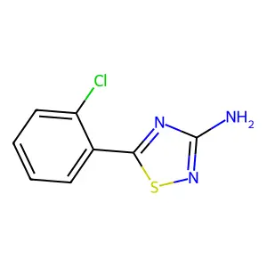 5-(2-Chlorophenyl)-1,2,4-thiadiazol-3-amine structure