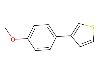 3-(4-Methoxyphenyl)thiophene structure