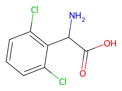 2-amino-2-(2,6-dichlorophenyl)acetic Acid structure