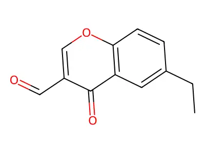 6-Ethyl-3-formylchromone structure