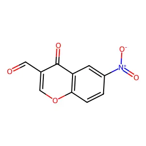 3-Formyl-6-nitrochromone structure