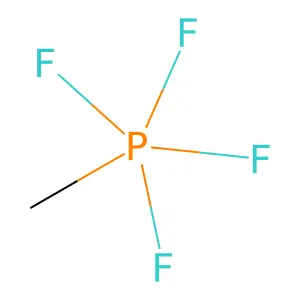 Methyltetrafluorophosphorane structure