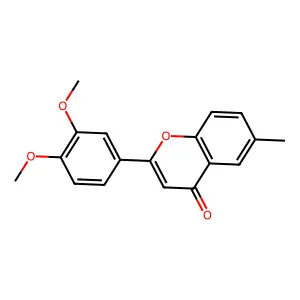 2-(3,4-Dimethoxyphenyl)-6-methylchromen-4-one structure