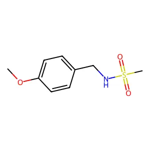 N-(4-甲氧基苄基)甲磺酰胺 structure