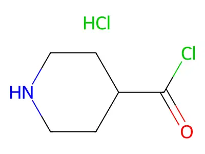 Piperidine-4-carbonyl chloride hydrochloride structure