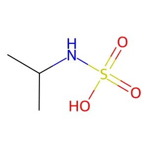 异丙基氨基磺酸 structure