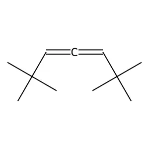2,2,5,5-Tetramethyl-3,4-heptadiene structure