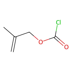 Carbonochloridic acid, 2-methyl-2-propen-1-yl ester structure