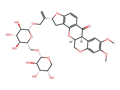 Amorphin Flavonoid structure