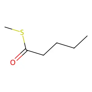 S-Methyl pentanethioate structure