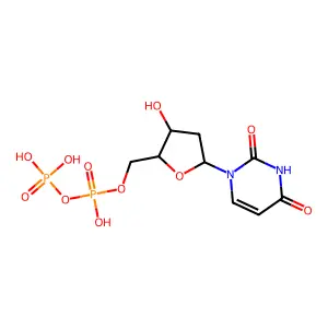 Deoxyuridine-5'-Diphosphate structure