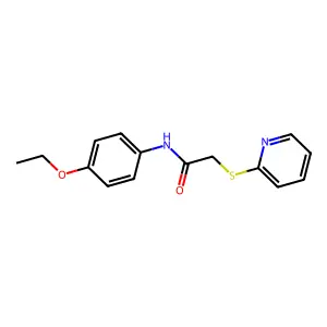 N-(4-乙氧基苯基)-2-(吡啶-2-基硫基)乙酰胺 structure