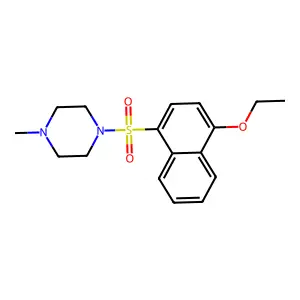1-(4-Ethoxynaphthalen-1-yl)sulfonyl-4-methylpiperazine structure