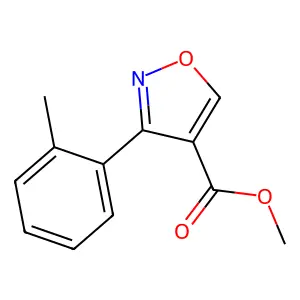 Methyl 3-(o-tolyl)isoxazole-4-carboxylate structure