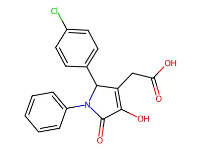 C18H14ClNO4 structure