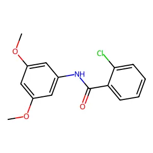 2-氯-N-(3,5-二甲氧基苯基)苯甲酰胺 structure