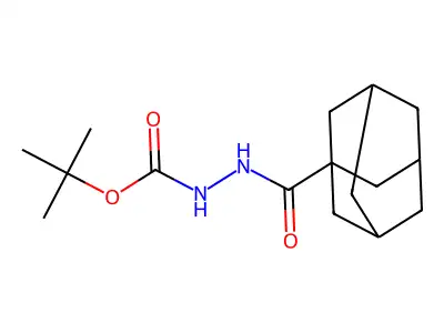 Tert-butyl 2-(1-adamantylcarbonyl)hydrazinecarboxylate structure