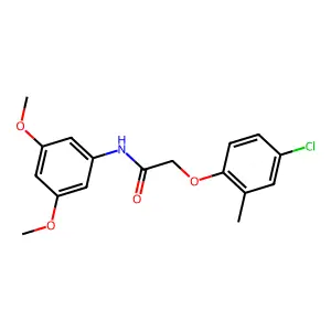 2-(4-chloro-2-methylphenoxy)-N-(3,5-dimethoxyphenyl)acetamide structure