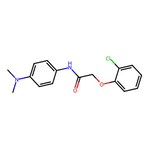 2-(2-chlorophenoxy)-N-[4-(dimethylamino)phenyl]acetamide structure