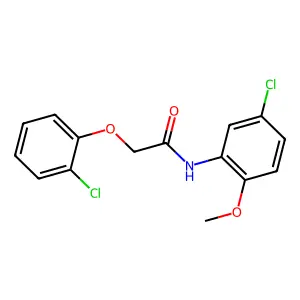 N-(5-chloro-2-methoxyphenyl)-2-(2-chlorophenoxy)acetamide structure