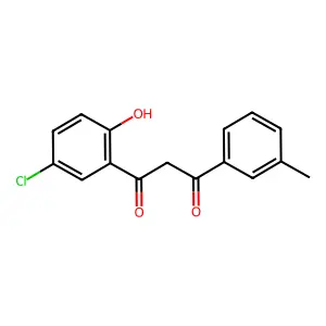 1-(5-Chloro-2-hydroxyphenyl)-3-(3-methylphenyl)propane-1,3-dione structure