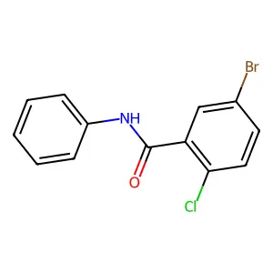 N-Phenyl 5-bromo-2-chlorobenzamide structure