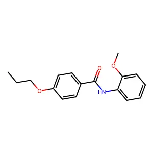 N-(2-methoxyphenyl)-4-propoxybenzamide structure