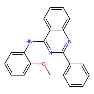N-(2-methoxyphenyl)-2-phenylquinazolin-4-amine structure