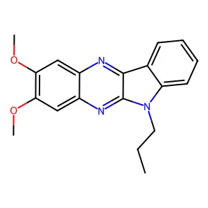 2,3-dimethoxy-6-propyl-6H-indolo[2,3-b]quinoxaline structure