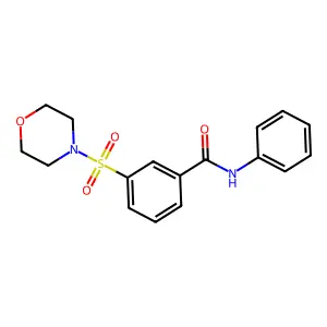 3-(Morpholine-4-sulfonyl)-N-phenylbenzamide structure