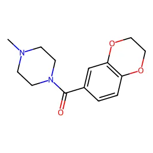 2,3-Dihydro-1,4-benzodioxin-6-yl(4-methylpiperazin-1-yl)methanone structure