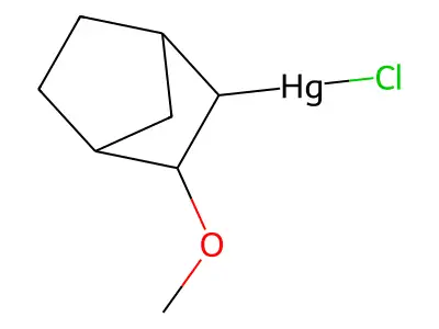 Mercury, chloro(3-methoxybicyclo(2.2.1)hept-2-yl)- structure