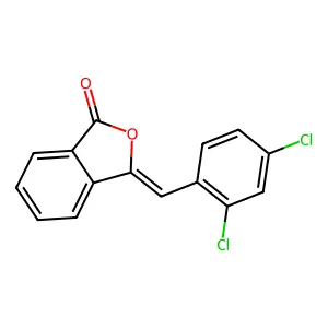(Z)-3-(2,4-dichlorobenzylidene)isobenzofuran-1(3H)-one structure